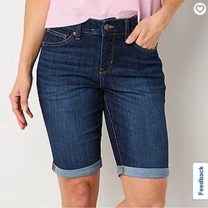 Apt. 9 Denim Bermuda Shorts, Sz 12/31 .